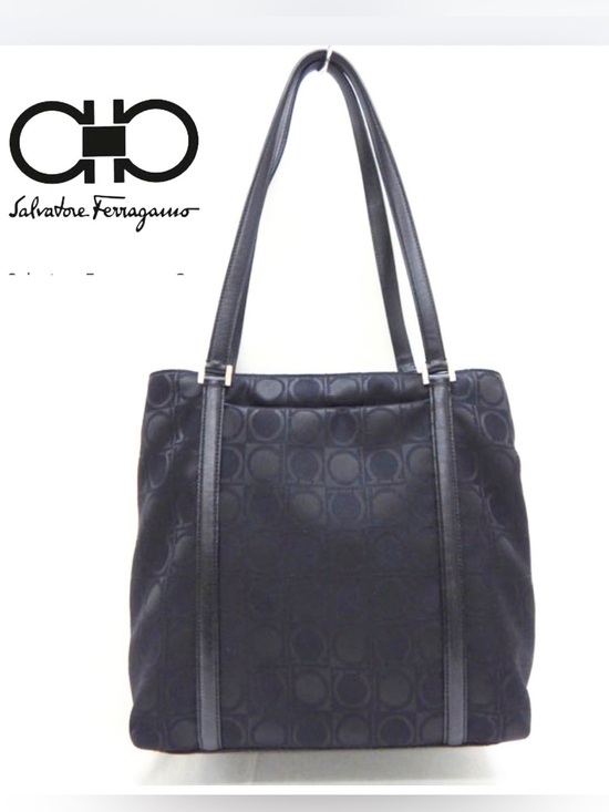 Salvatore Ferragamo Handbags - Vintage Salvatore Ferragamo Gancini Print Bag